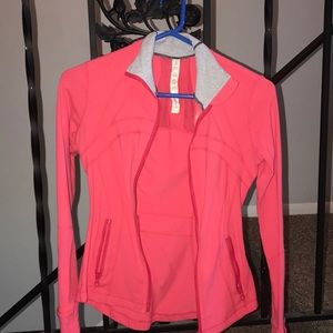 Pink Lululemon Zip Up Jacket